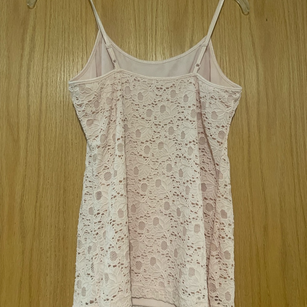 Candie's Blush Lace Trim Camisole